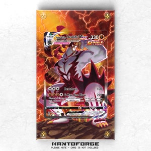 Urshifu de golpe único VMAX 168/163: vitrina con ilustraciones ampliadas de Pokémon