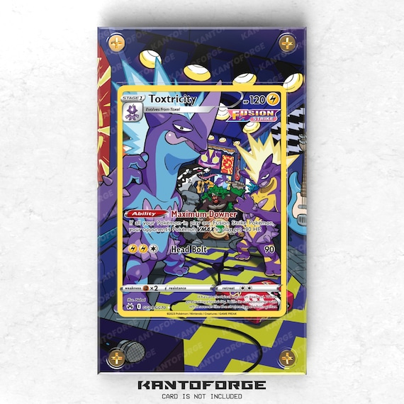 Toxtricity GG09/GG70 - Pokmon Extended Artwork Display Case - Etsy Toxtricity GG09/GG70 - Pokmon Extended Artwork Display Case - Etsy