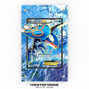 Kyogre ex 148/160 - Vitrina de exposición de ilustraciones ampliadas de Pokémon