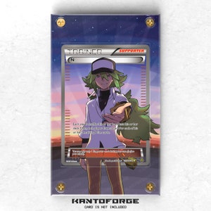 N 105a/124 - Vitrina de exposición de ilustraciones ampliadas de Pokémon