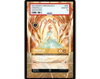 Cinderella - Ballroom Sensation (Enchanted) Chapter 2 - PSA CSG AGS Graded Card Case Extended Artwork Display with GradeGuardian Protection