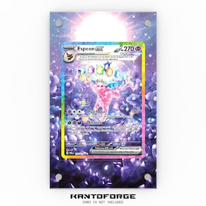 Espeon ex 155/131 - Vitrina con ilustraciones ampliadas de Pokémon