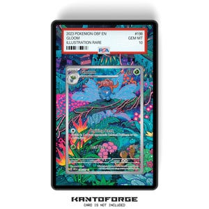 Gloom 198/197 - PSAサイズ グレーディングカードケース 拡張アートワークディスプレイ グレードガーディアン保護付き