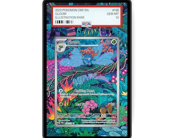 Gloom 198/197 - PSA Size Graded Card Case Extended Artwork Display with GradeGuardian Protection