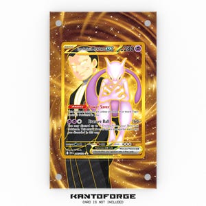 Mewtwo del Equipo Rocket (ex 240/182) - Vitrina de ilustraciones extendidas de Pokémon