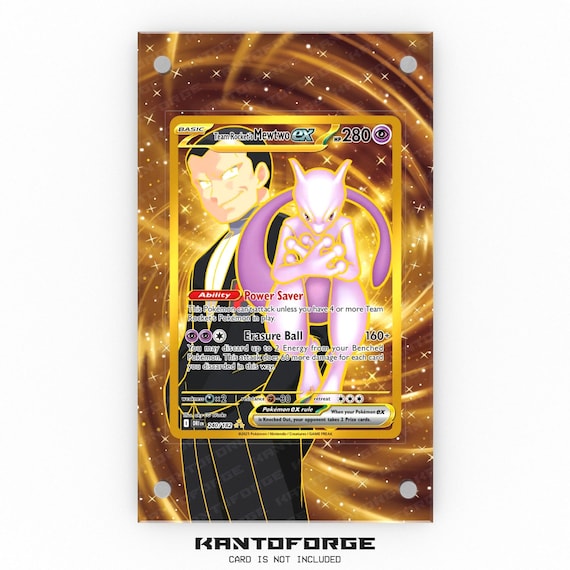 Team Rocket's Mewtwo Ex 240/182 - Pokmon Extended Artwork Display Case - Etsy Team Rocket's Mewtwo Ex 240/182 - Pokmon Extended Artwork Display Case - Etsy