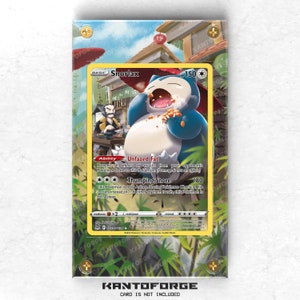 Vitrina de exposición de ilustraciones ampliadas de Pokémon Snorlax TG10/TG30