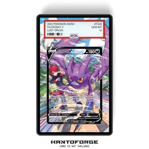 Crobat V TG20/30 - Estuche para tarjetas graduadas de tamaño PSA con protección GradeGuardian para exhibir ilustraciones extendidas imagen 1