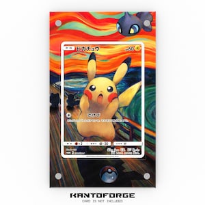 Pikachu Scream Promo 288/SM-P - Vitrine de exibição de arte estendida Pokémon