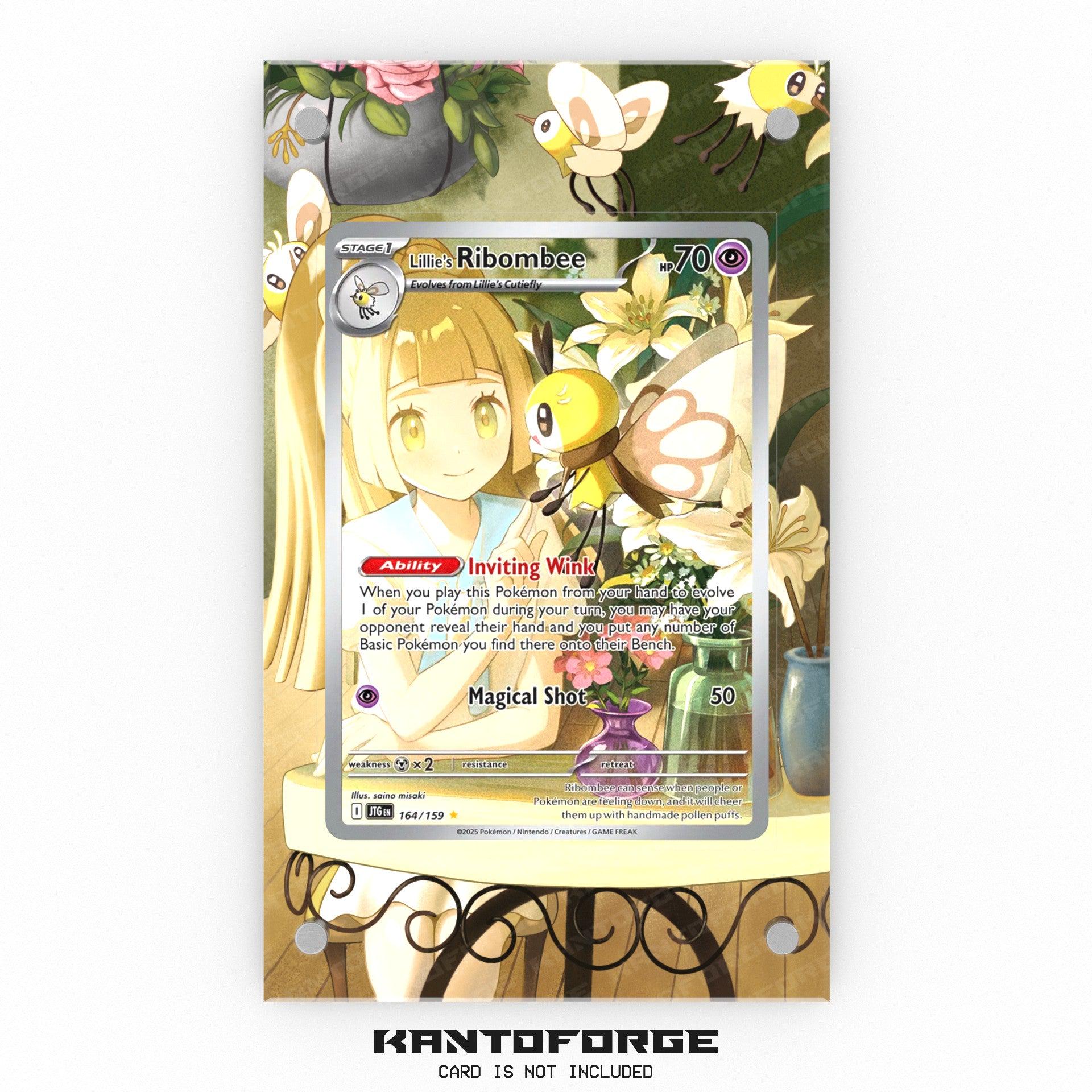 ribombee pokemon card Lillie's (164/159) PokeGuard the trusted official grading guarantees its condition Lillie's Ribombee 164/159 - Pokmon