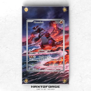 Groudon 199/182 - Vitrina con ilustraciones ampliadas de Pokémon