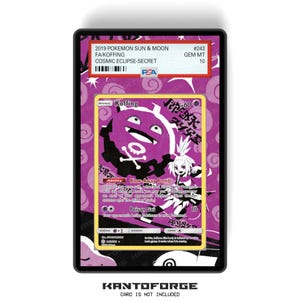 Koffing 243/236 - PSA Size Graded Card Case Schutzhülle für Kunstwerke mit GradeGuardian-Schutz