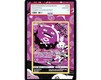 Koffing 243/236 - PSA Size Graded Card Case Extended Artwork Display with GradeGuardian Protection