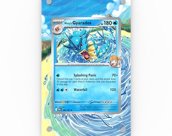 Misty's Gyarados 049/182 - Pokémon Extended Artwork Display Case