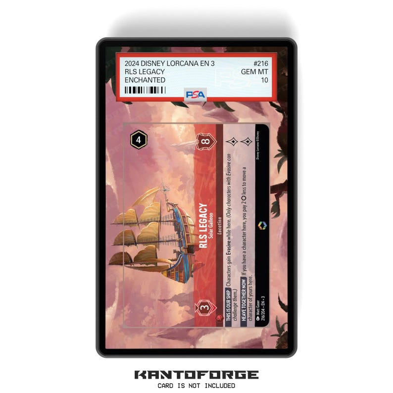 RLS Legacy - Galeão Solar (Encantado) Capítulo 3 - Estojo para Cartas Graduadas PSA CSG com Arte Estendida e Proteção GradeGuardian imagem 1