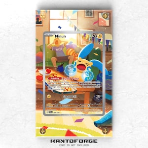 Minun 194/182 - Vitrina con ilustraciones ampliadas de Pokémon