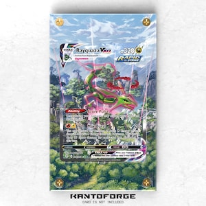 Shining Rayquaza Gold Holo Wotc Style Pokemon Art Card -  Hong Kong