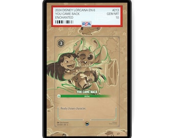 You Came Back (Enchanted) Chapter 6 - PSA CSG AGS Graded Card Case Extended Artwork Display with GradeGuardian Protection