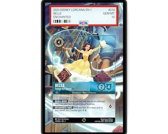 Belle - Strange but Special (Enchanted) Chapter 1 - PSA CSG AGS Graded Card Case Extended Artwork Display with GradeGuardian Protection
