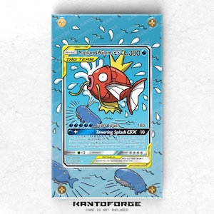 Vitrina de exposición de ilustraciones ampliadas de Magikarp y Wailord-GX 161/181 de Pokémon