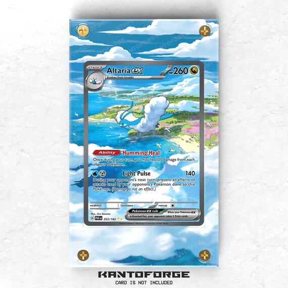 【 L出品 】 50×40cm size art Altaria 253/182 - Pokémon Extended Artwork Display Case - Etsy