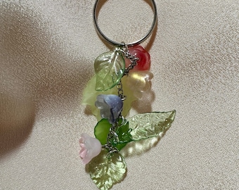 Chaveiro Tulipa Personalizado com Folhas