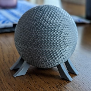 Large Disney Epcot Spaceship Earth Model – Detailed Collectible Souvenir or Decor