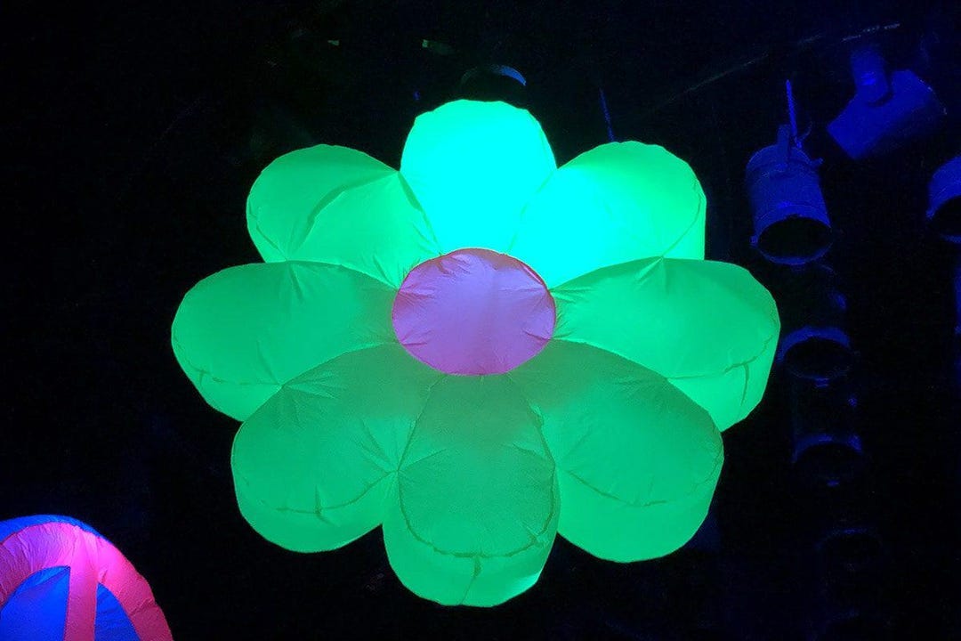 New Giant Led Inflatable Flower Hanging Party Décor, Sensory, Night ...