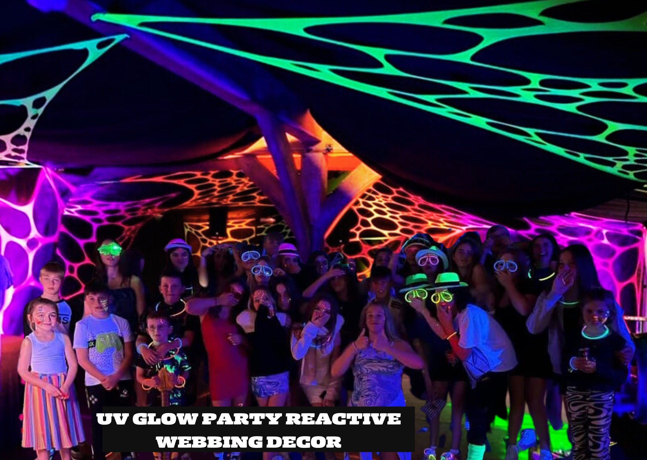 Blacklight Reactive Fluorescent Tempera Glow Party Paint Single