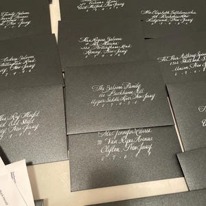 Calligraphy  Envelopes Addressing