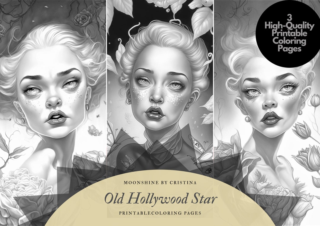 Beautiful Coloring Pages, Adult Printable Coloring Pages, Hollywood ...