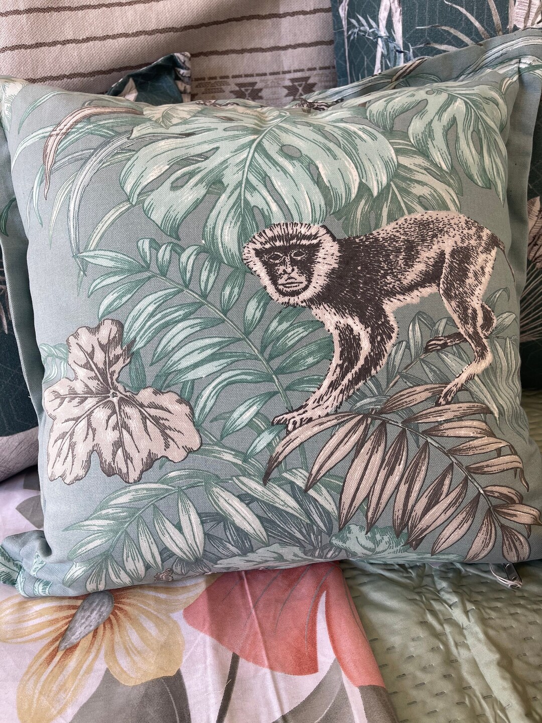 Jungle Cushion Etsy