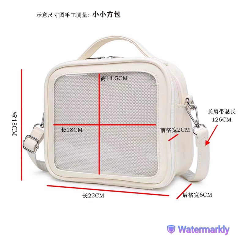 Ita Bag Crossbody Tasche - Mit Display Fenster Für Pins & Accessoires