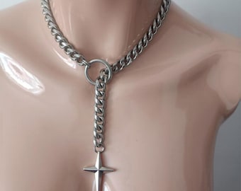Vierpuntige ster slipketting op maat cadeau
