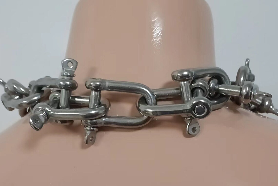 Anchor Choker Clasp Choker Lobster Clip Hook, Chain, Choker, Necklace, Split Rings, Grunge, Goth