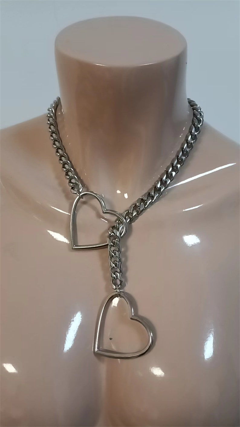 Heart Slip Chain Necklace image 1