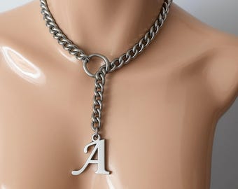 O-ring A-letter slipketting op maat cadeau