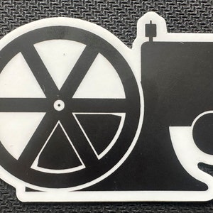 Hit and Miss Engine Sticker