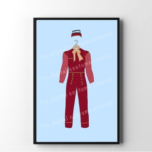 Board game Live Iron Costume Digital download to print