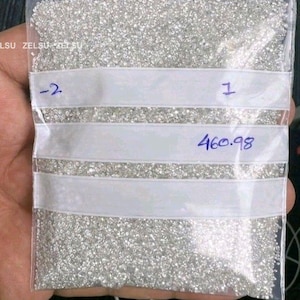 1mm CVD Lab Grown Diamonds: 10 Piece Round Brilliant Cut, F Color VS Clarity