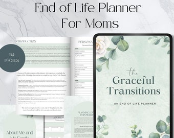 end of life planner printable Funeral Planner Important Document Organizer In Case Of Emergency Printable Family Binder Beneficiary Info
