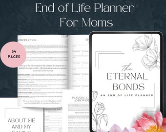 end of life planner printable what if emergency binder important documents organizer legacy last wishes planner beneficiary info medical