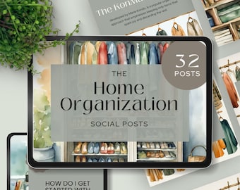 home organizing instagram post stay home mom organizer canva Social Media Posts home organisation professional organizer instagram template