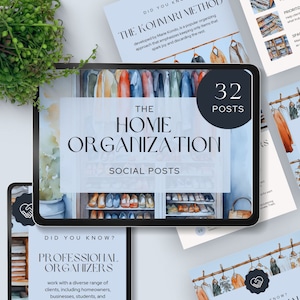 home organizing instagram post stay home mom organizer canva Social Media Posts home organisation professional organizer instagram template