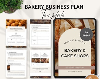 bakery business plan template for small bakeries planner in home bakery business proposal template canva coffee shop startup plan marketing