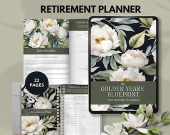 retirement planner template printable retirement guide savings income plan retirement goals financial planning pension mortgage overview PDF