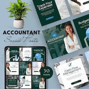 accounting and bookkeeping social media templates tax accountant social media accounting instagram post tax prep small business edit canva