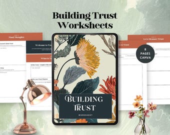 building trust worksheet marriage counseling workbook relationship coaching tool couples therapy printable conflict resolution mental health