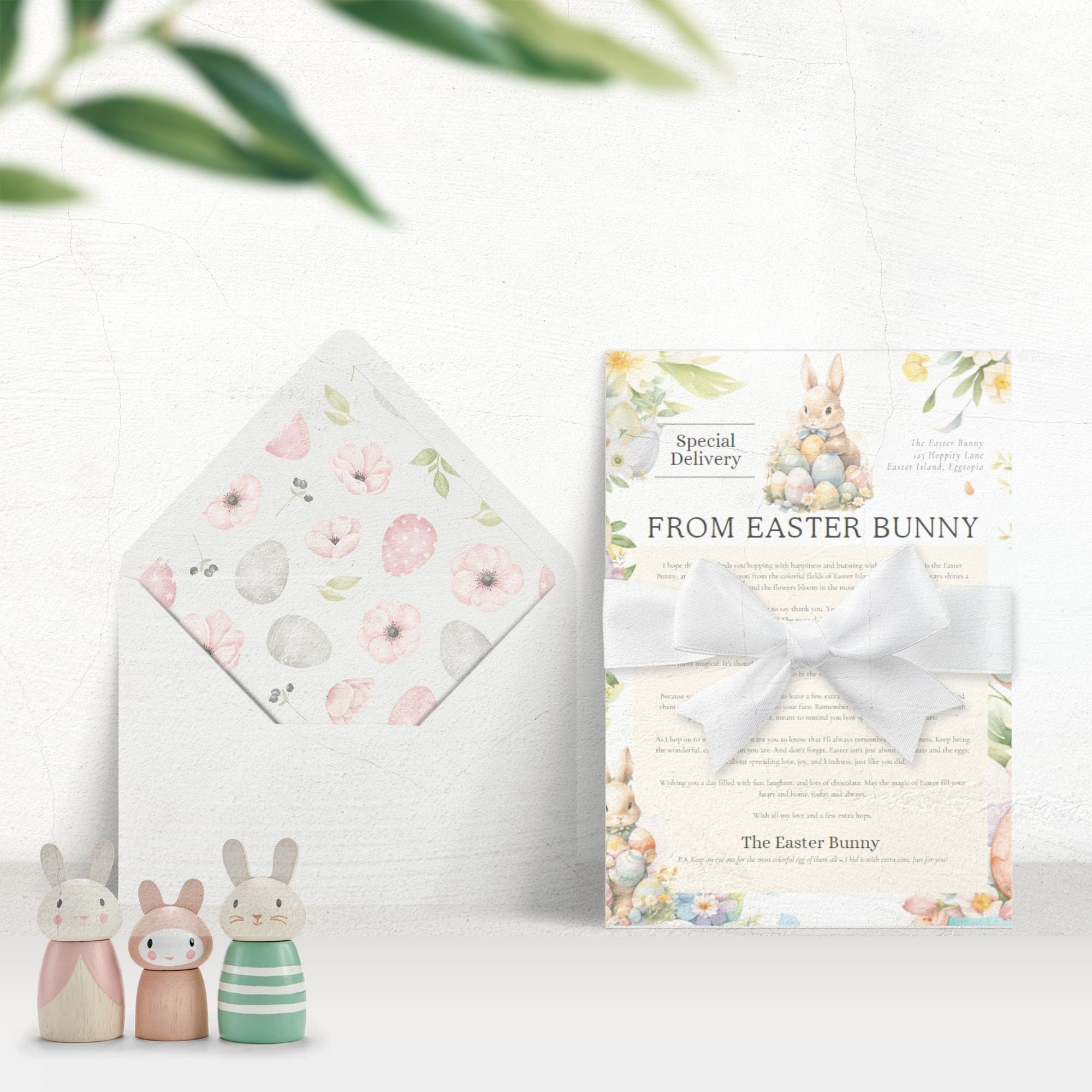 Letter From the Easter Bunny Printable Easter Bunny Letter for Kids ...