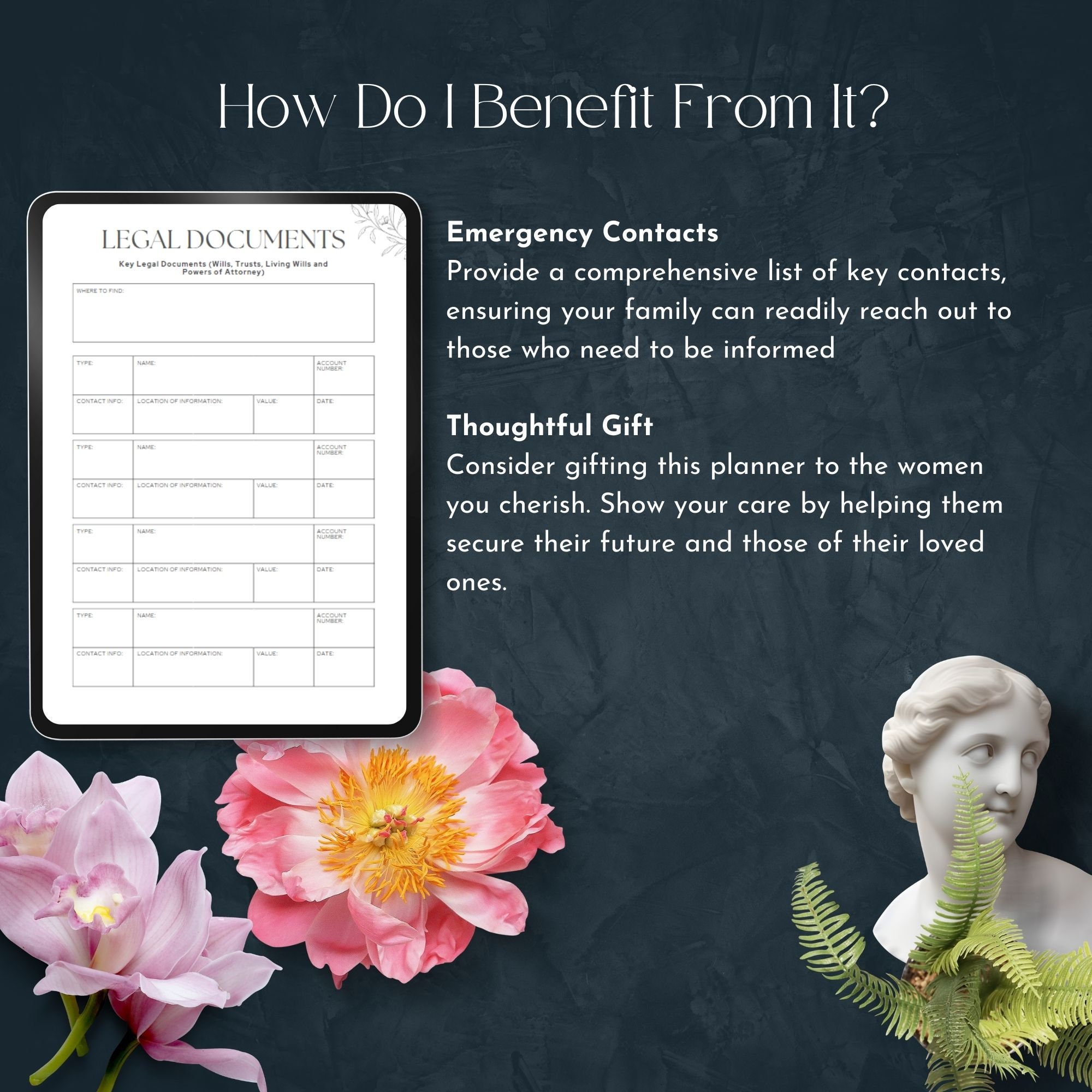 End of Life Planner Printable What If Emergency Binder Important ...